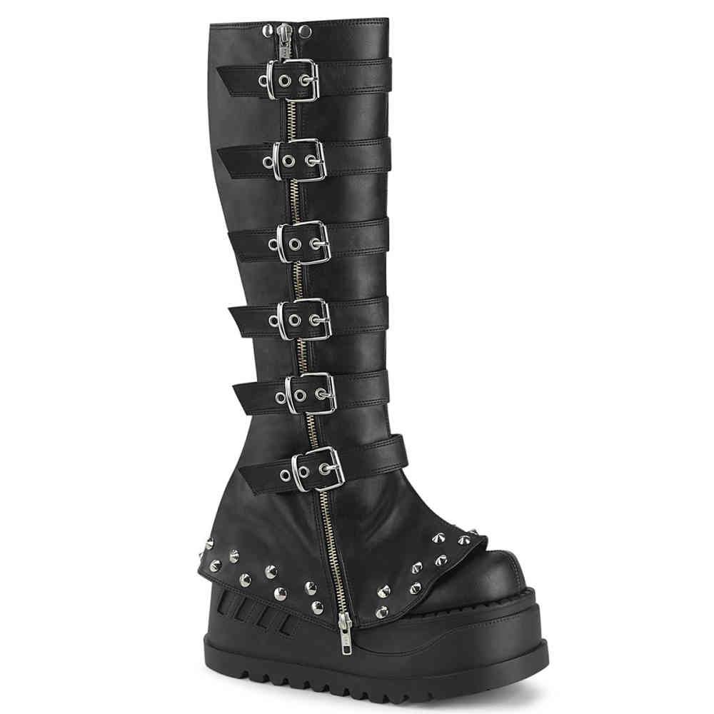 DemoniaCult - STOMP223 Platform Boots - Black Product image